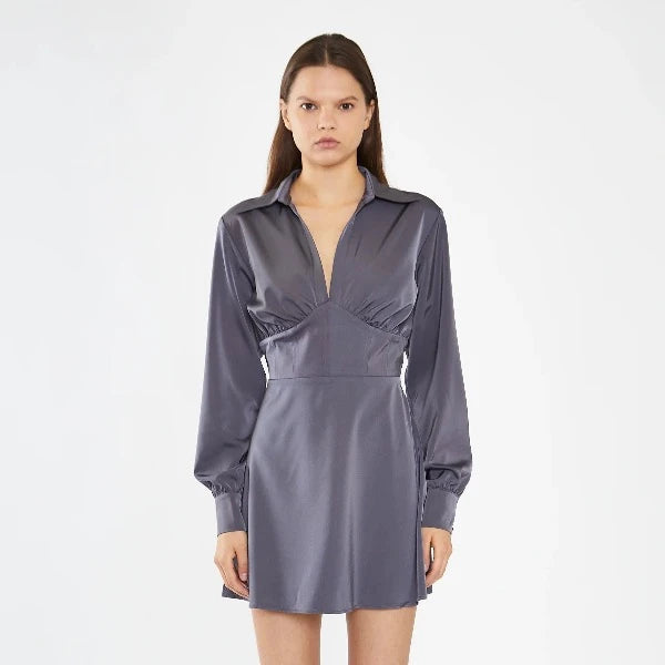 Corset Shirt Mini Dress