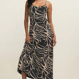 Charisma Tova Palm Mesh Maxi Dress