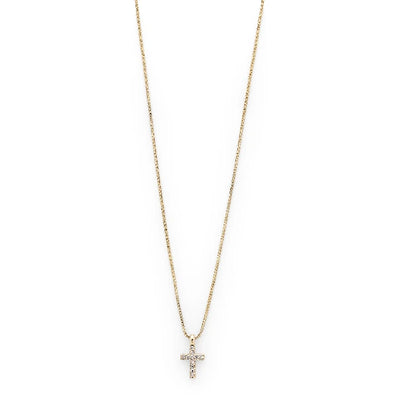 Clara Crystal Cross Necklace