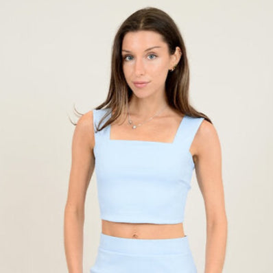 Clare Rib Crop Top