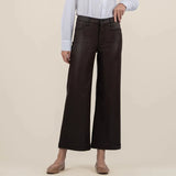 Meg Coated High Rise Wide Leg