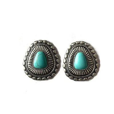 Western Concho Earring