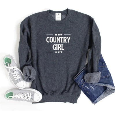 Country Girl Cozy Crew Neck