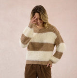 Cozy Girl Stripe Sweater