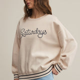 Oversized Saturdays Sweatshirt