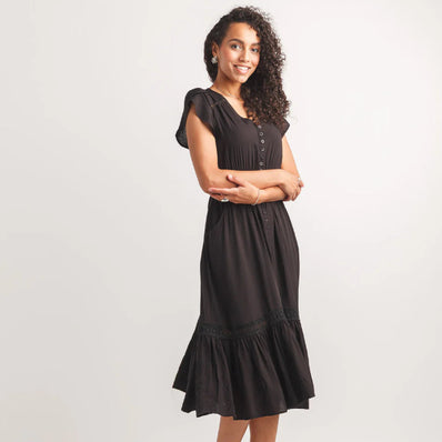 Dayna Short Sleeve Midi Dress