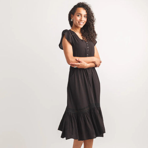 Dayna Short Sleeve Midi Dress