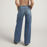 High Wide Cargo Jeans