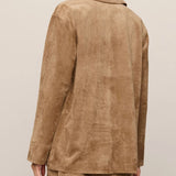 Decker Faux Suede Chore Coat