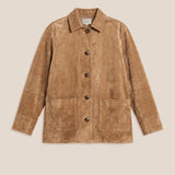 Decker Faux Suede Chore Coat