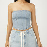 Denim Corset
