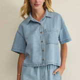Everyday Denim Button Up