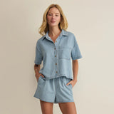 Everyday Denim Button Up