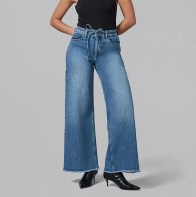 Milan High Rise Wide Leg Jeans