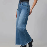 Milan High Rise Wide Leg Jeans