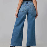 Milan High Rise Wide Leg Jeans