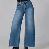 Milan High Rise Wide Leg Jeans