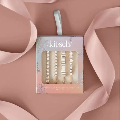 Holiday All Dressed Up Rhinestone Bobby Pins