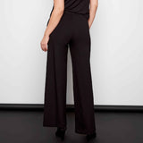 Audrey Solid Ponte Wide-Leg Pant