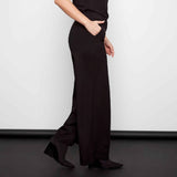 Audrey Solid Ponte Wide-Leg Pant