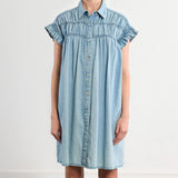 Effie Denim Smocked Dress