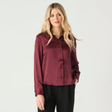 Eliana Flowy Satin Blouse