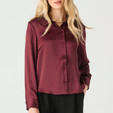 Eliana Flowy Satin Blouse