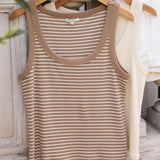 Elin Stripe Rib Tank
