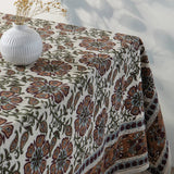 Elysian Block Print Tablecloth