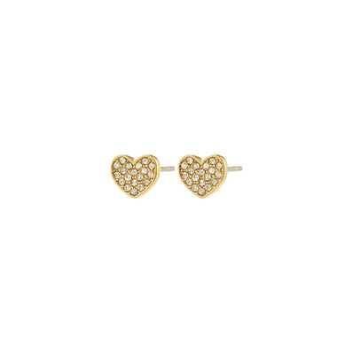 Emmett Heart Studs