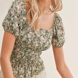 Sweet Escape Smocked Top