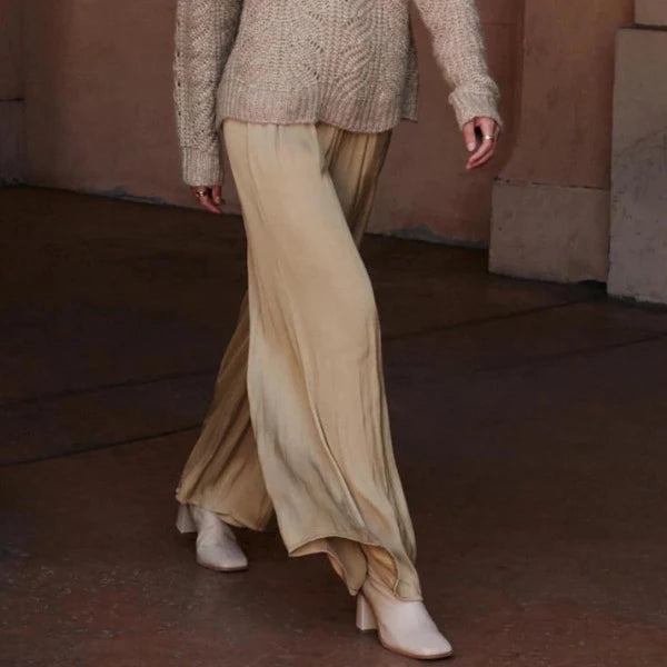Estate Lux Sheen Wide Leg Pant