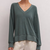 Wilder Cloud V-Neck L/S Top