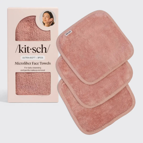 Microfibre Face Towels 3Pc Set