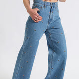 Far Out Embellished High Wide