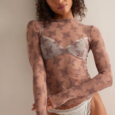 Two Tone Lady Lux Layering Top