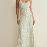 Faya Idra Ditsy Maxi Dress