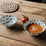 Imperial Fern Stamped Bowl