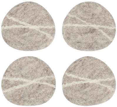 Striato Felt Coaster Set/4