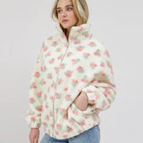 Floral Sherpa Jacket