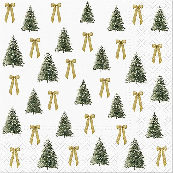 Bow & Tree Dinner Napkins
