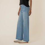 Meg High Rise Patch Pocket Wide Leg