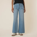 Meg High Rise Patch Pocket Wide Leg