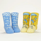 New Baby Smell/F Me Up Baby Socks