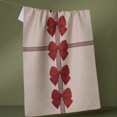 Geometry Winter Kitchen Tea Towel