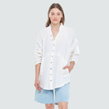 Gracelyn Gauze Button Up