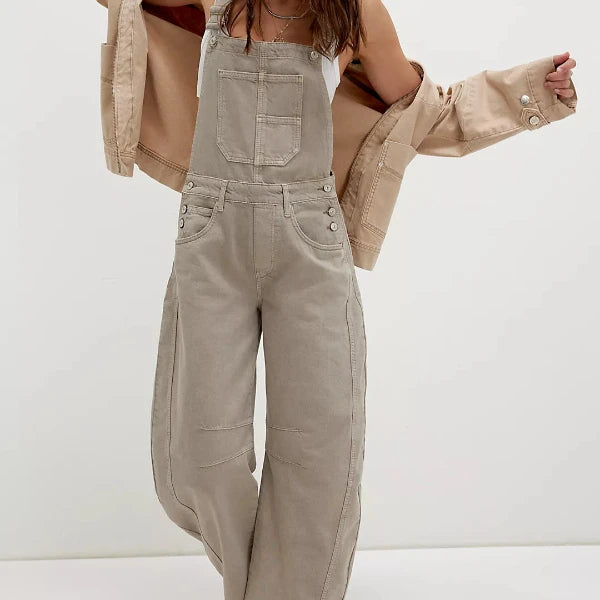 Good Luck Barrel Overalls