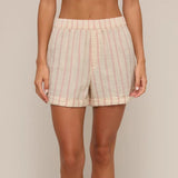 Morning Stripe Gauze Short