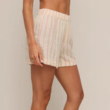 Morning Stripe Gauze Short