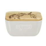 Butter Dish - Kissing Hares